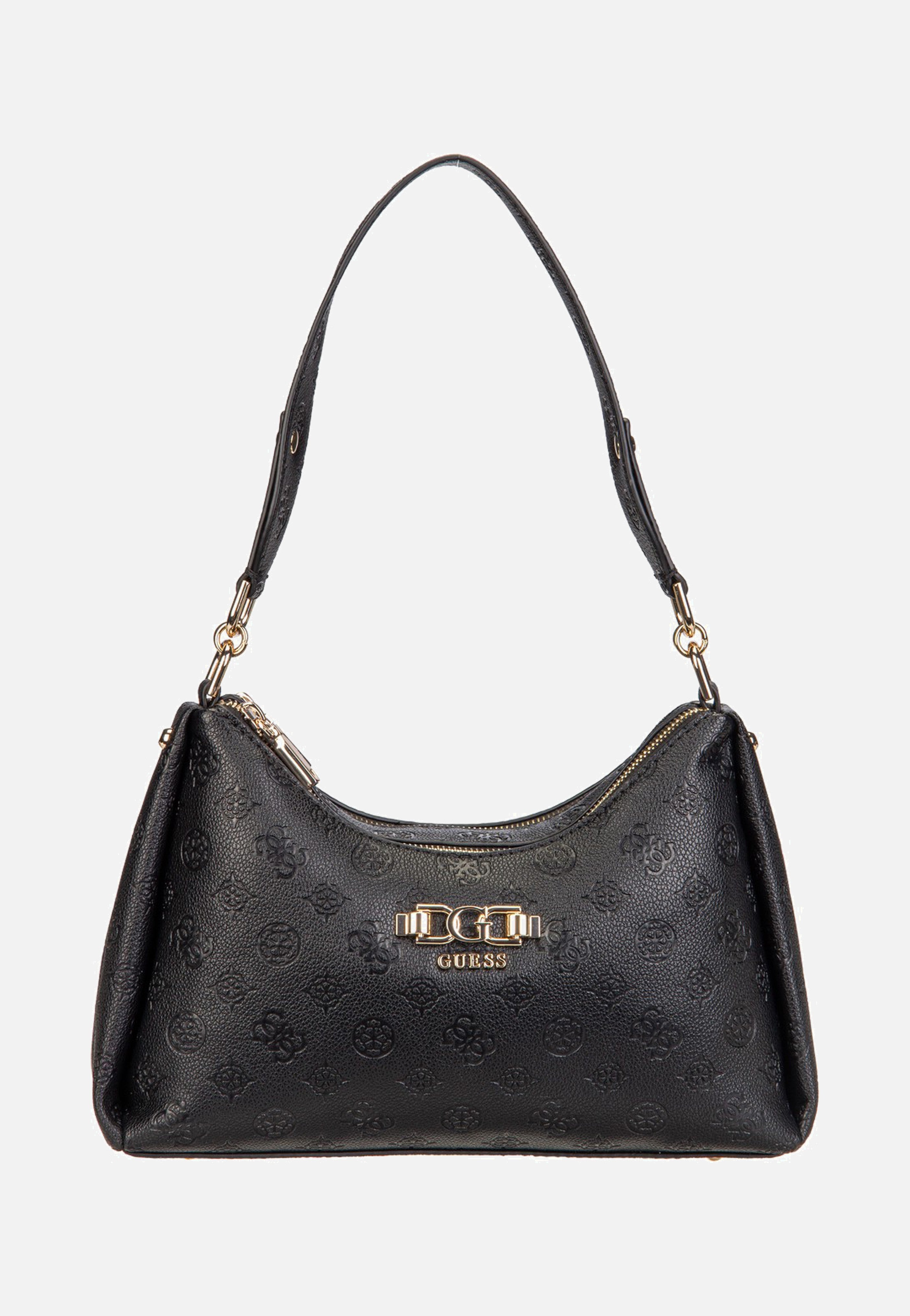 Anise Double Zip 16180 Black Logo - Umhängetasche