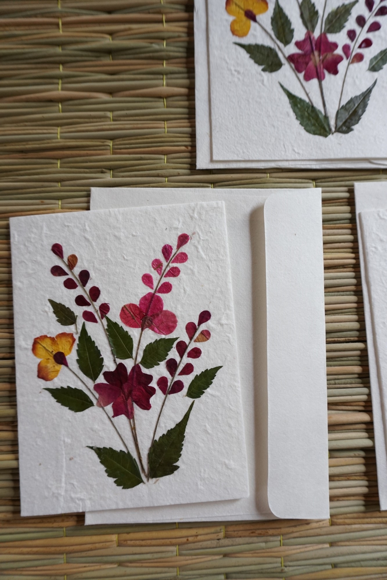 Grußkarte 'Blume', B 12,5 cm, H 18 cm günstig bestellen