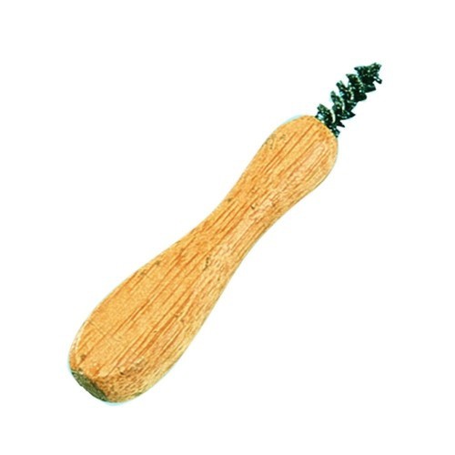 Ferramenta para limpeza de pregos de ferradura, cor de madeira natural