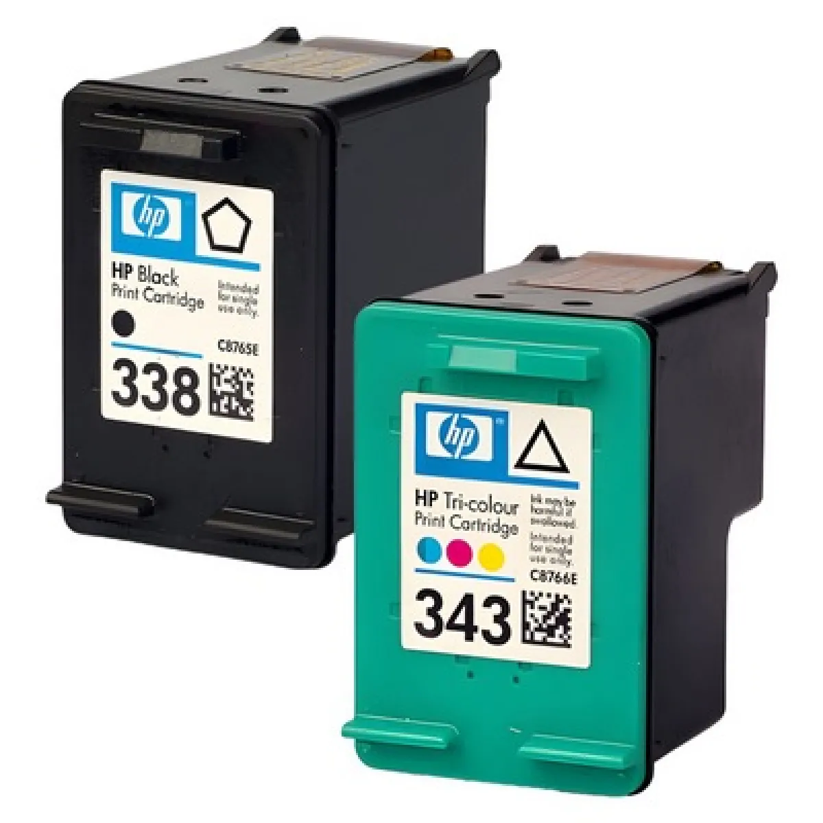 HP 338/343 Noir/Couleur Second