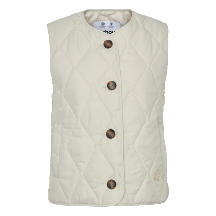 Barbour Veste Sans Manches Kelley | Ecru