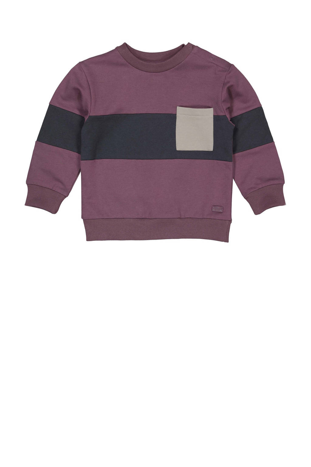 Quapi sweater MAAS pruim/zwart/beige