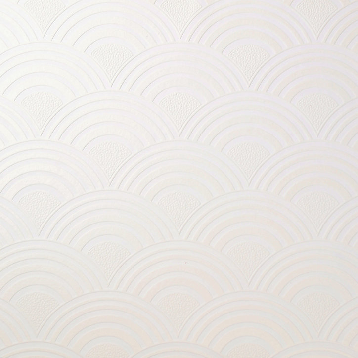 Papier peint expansé vinyle sur intissé Mubala Artdeco GoodHome blanc