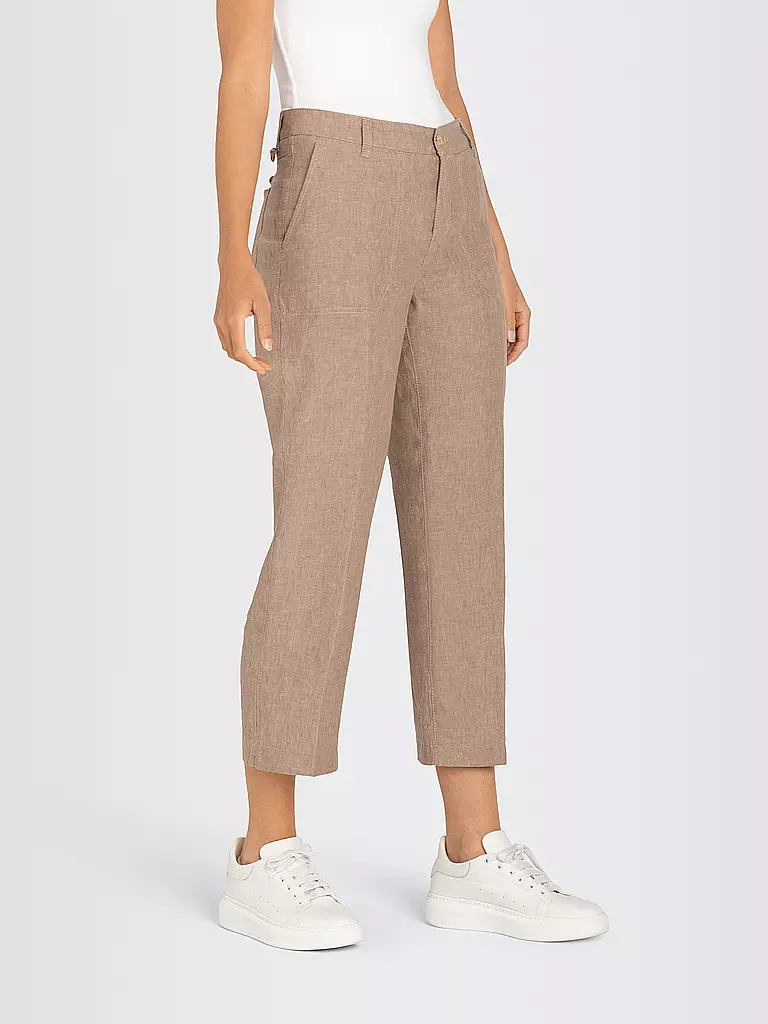MAC Leinenhose 7/8 Nora beige