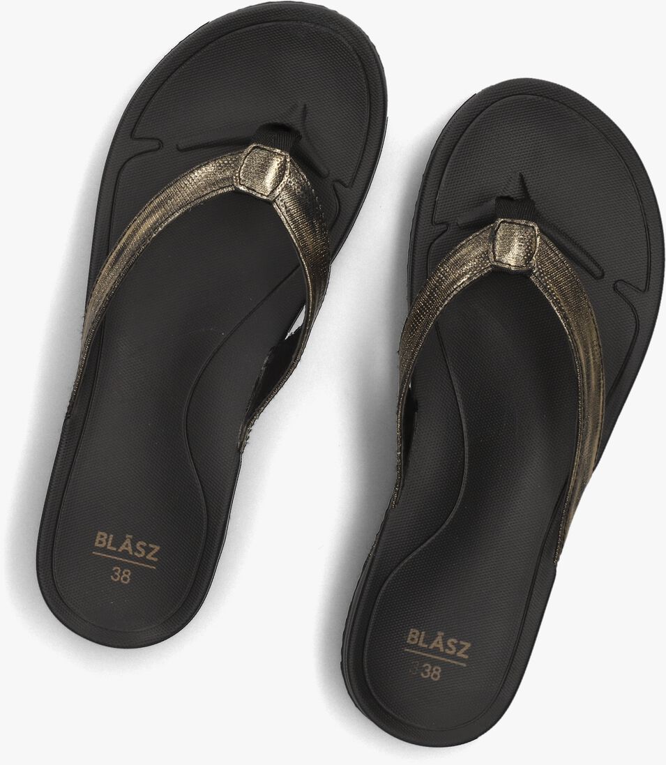 goudkleurig blasz teenslippers bella 2402