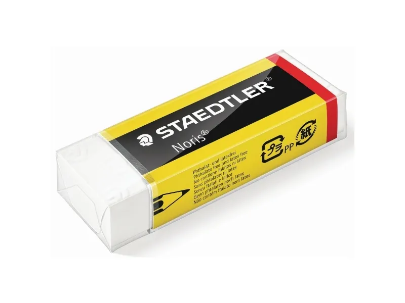 STAEDTLER Noris - Udvisker - 6.5 x 2.3 x 1.3 cm - gul, sort