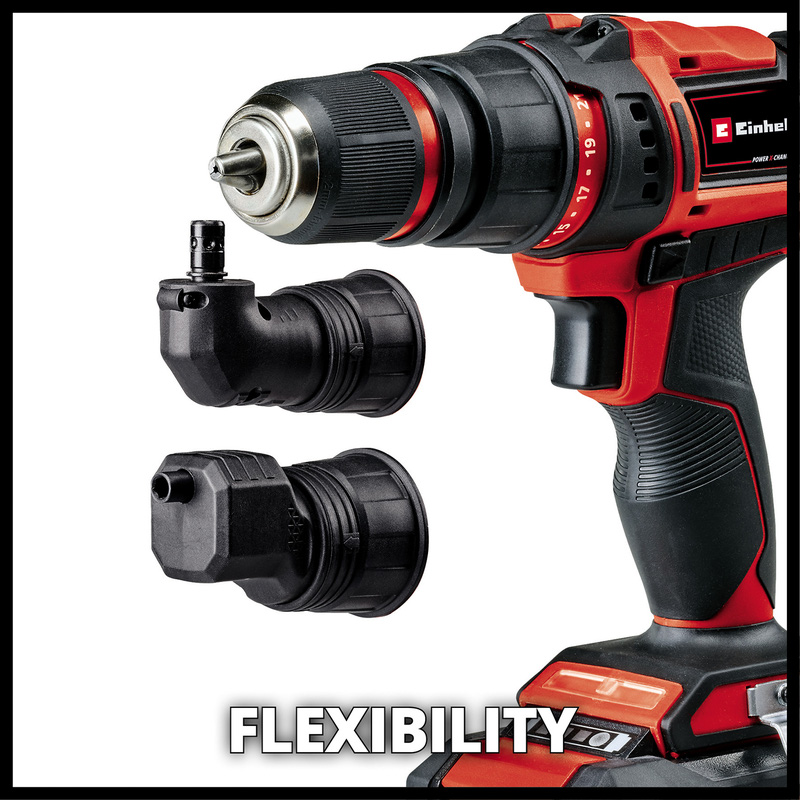 Einhell TE-CD 18/45 accu schroefboormachine  + 22-delige accessoireset 18V Li-ion