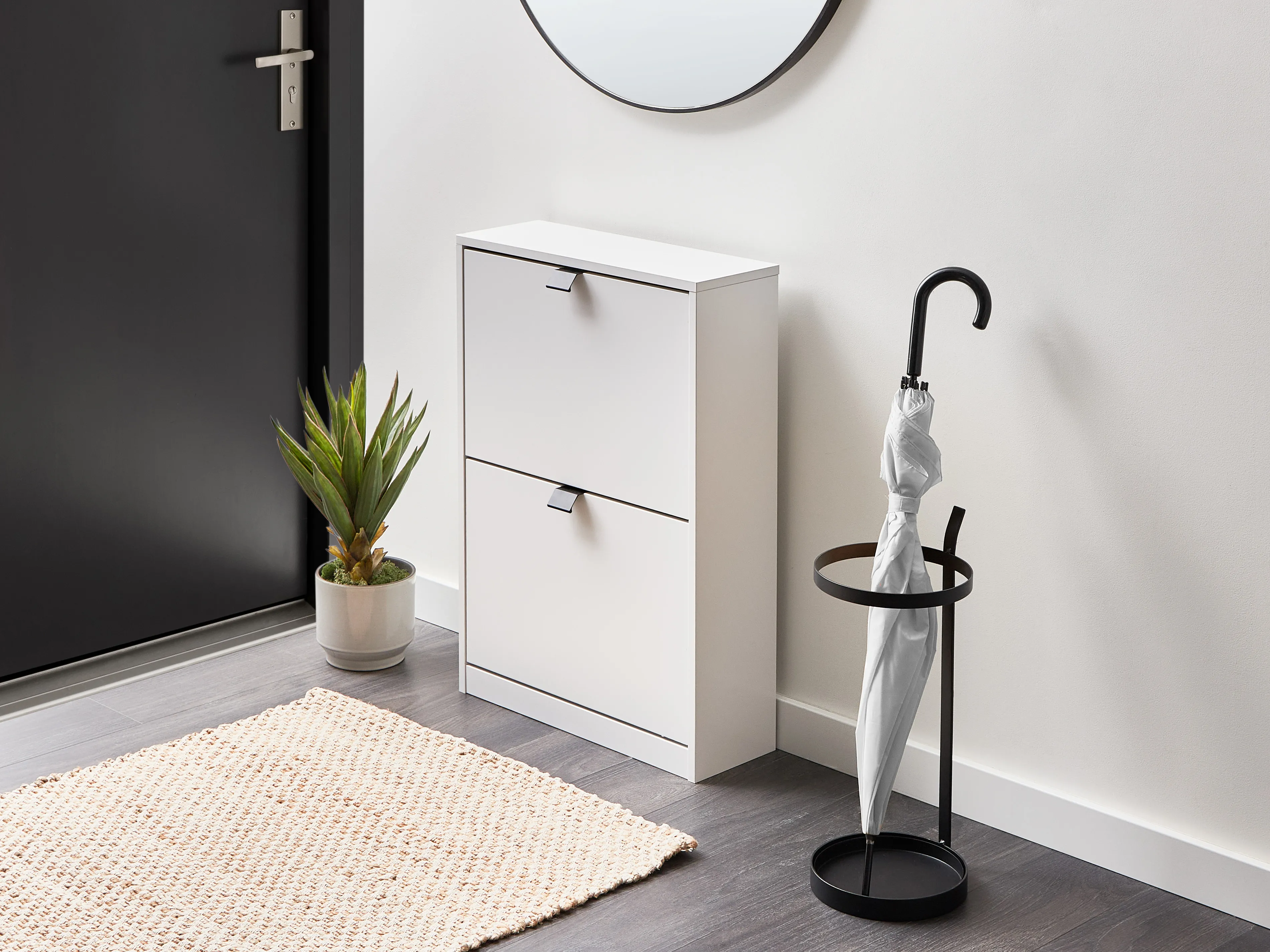Schoenenkast HOBART Wit