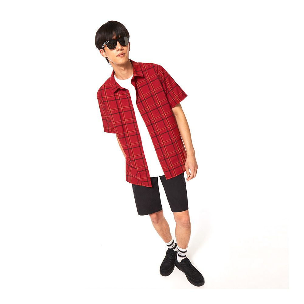 Oakley PACIFIC - Chemise Homme iron red check