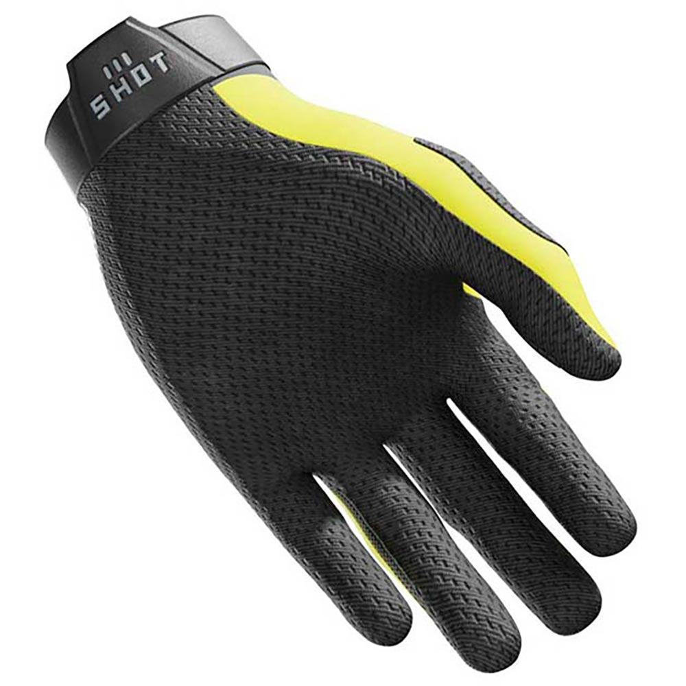 Shot - Gants Lite Husqvarna - Edition limitée Jaune fluo / Noir