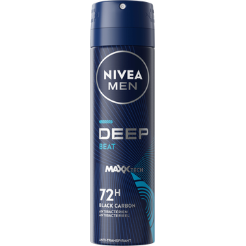 NIVEA MEN Deep Black Carbon Beat Anti-Transpirant Spray - 150ml