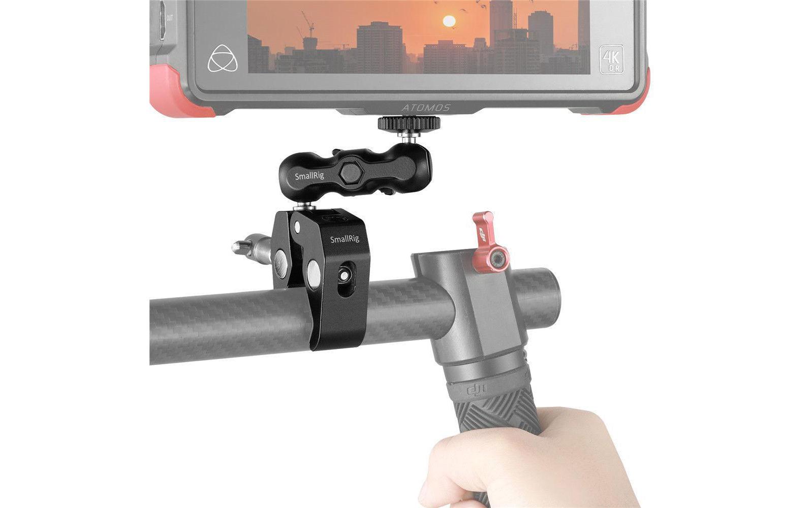 Multi-Functional Crab-Shaped Clamp mit Ballhead Magic ArmMultifunktionale Klemme mit Kugelkopfarm