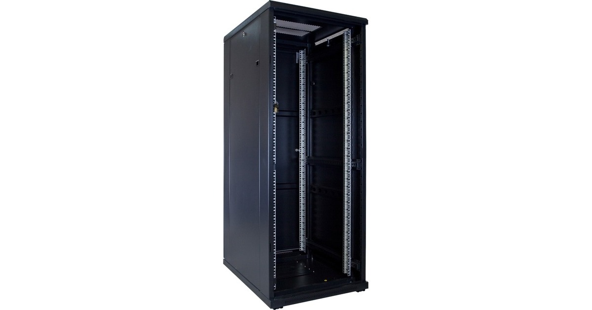 DSI32U serverkast met glazen deur - DS6832 server rack  (Zwart, 600 x 800 x 1600mm)