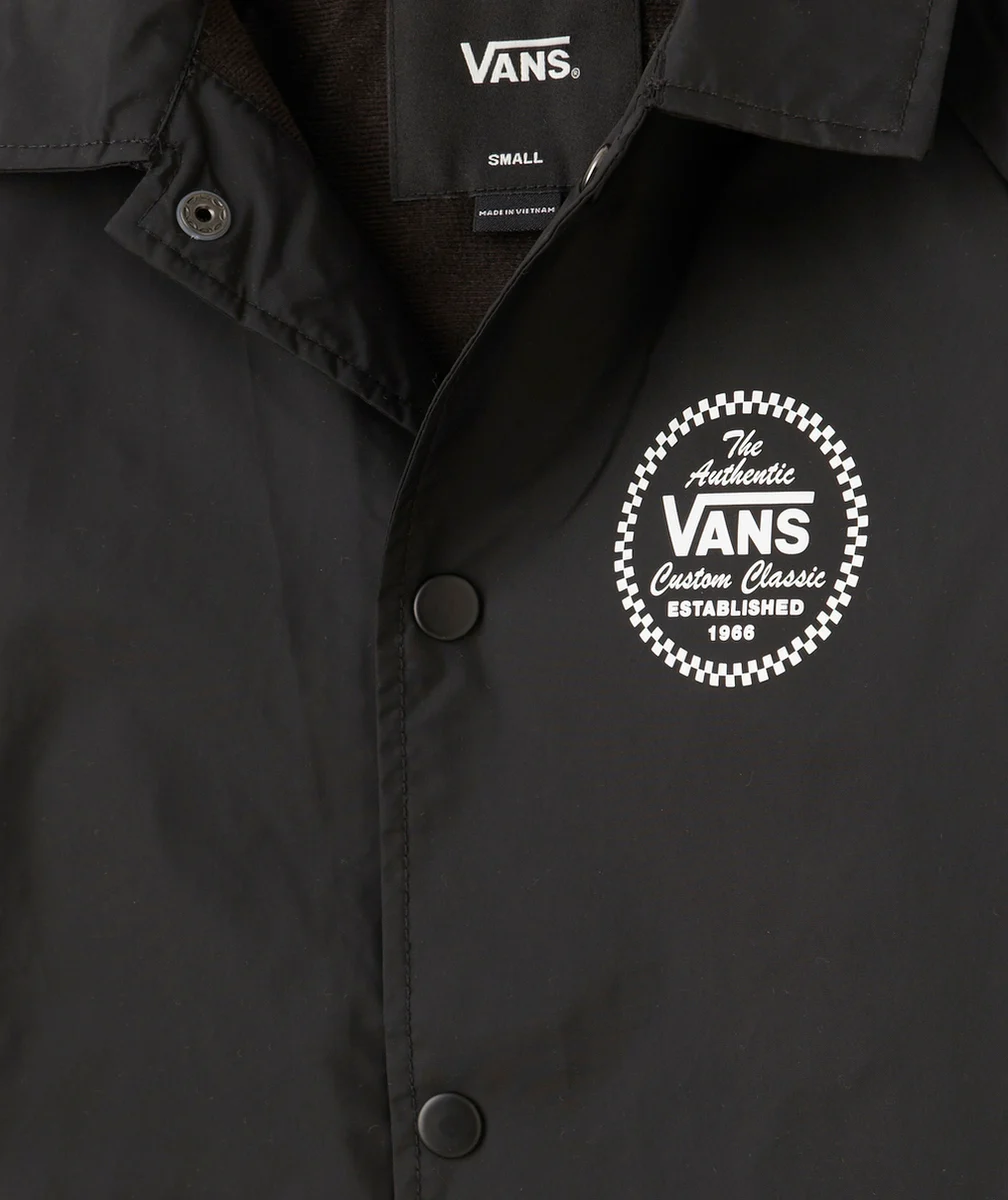 VANSVESTE NOIRE TORREY EN NYLON IMPERMÉABLE AVEC LOGO
