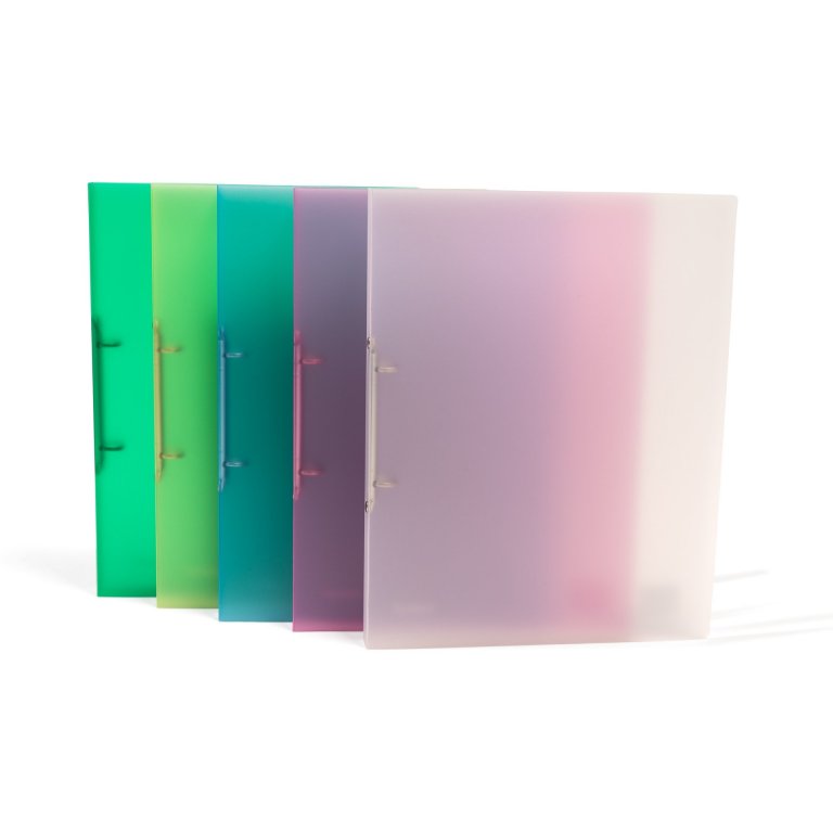 Ringbuch PP, 2 Ringe, transluzent