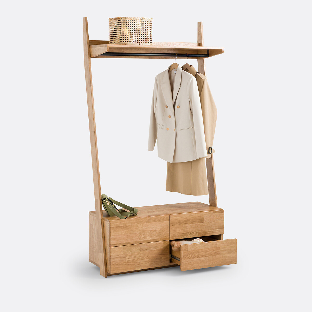 LA REDOUTE INTERIEURS<br>Módulo de armário de parede + 4 gavetas, Domeno