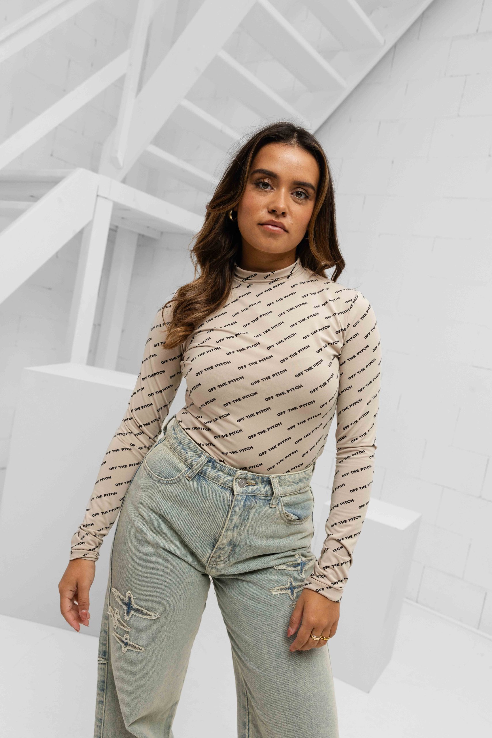 Off The Pitch Paige Bodysuit Dames Beige