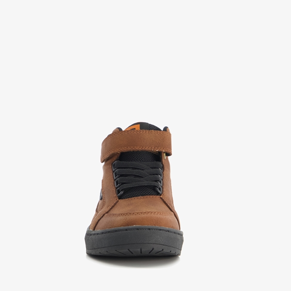 Blue Box hoge jongens sneakers cognac