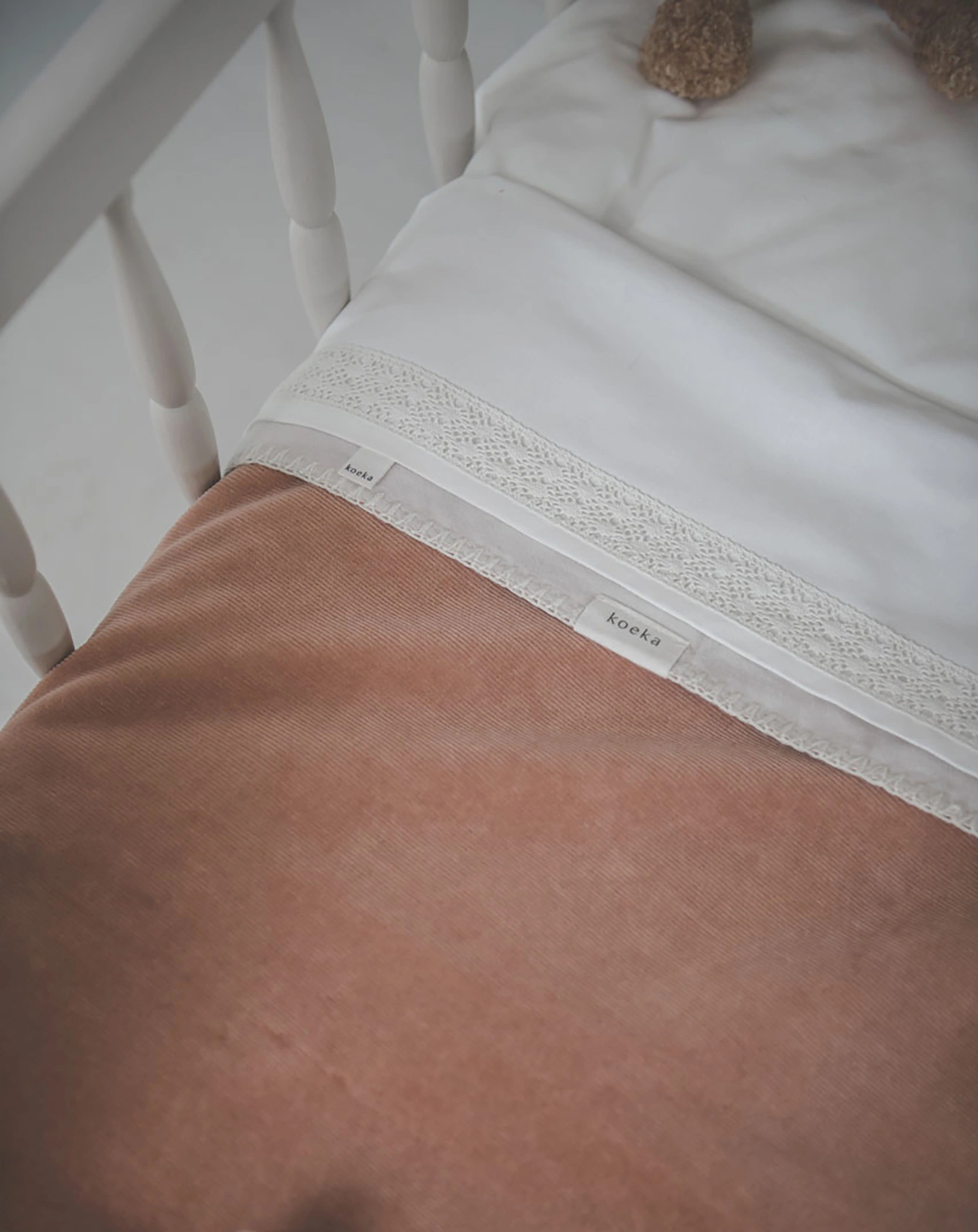 Flanell-Babydecke ODDI (75x100) in soft earth