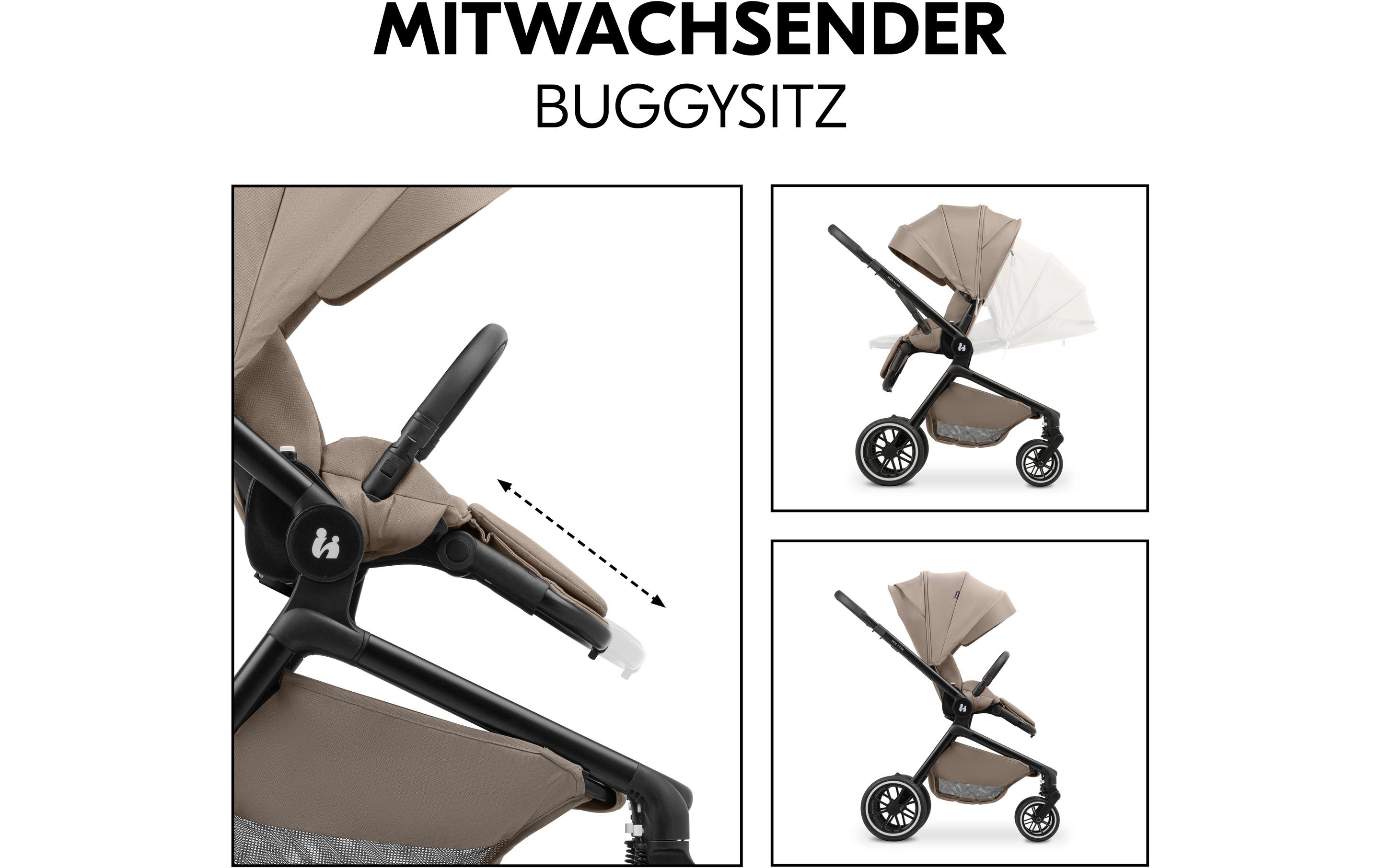 Kinderwagen Move N Care Set Mocha<br>Multifunktionales Kinderwagen-Set