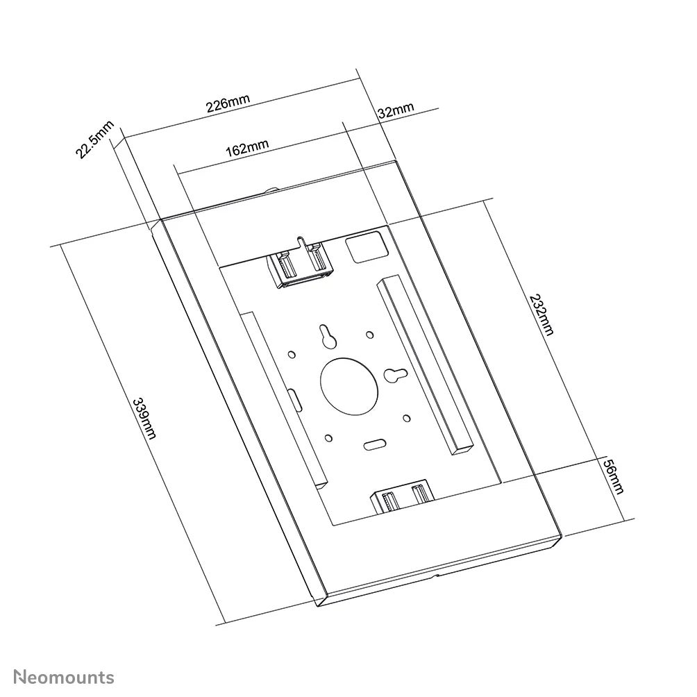 Neomounts WL15-650WH1 tablet houder