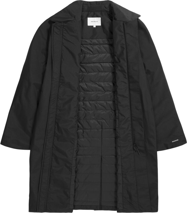 Norse Projects Vargo Gore-Tex Windstopper Raglan Mac Sort
