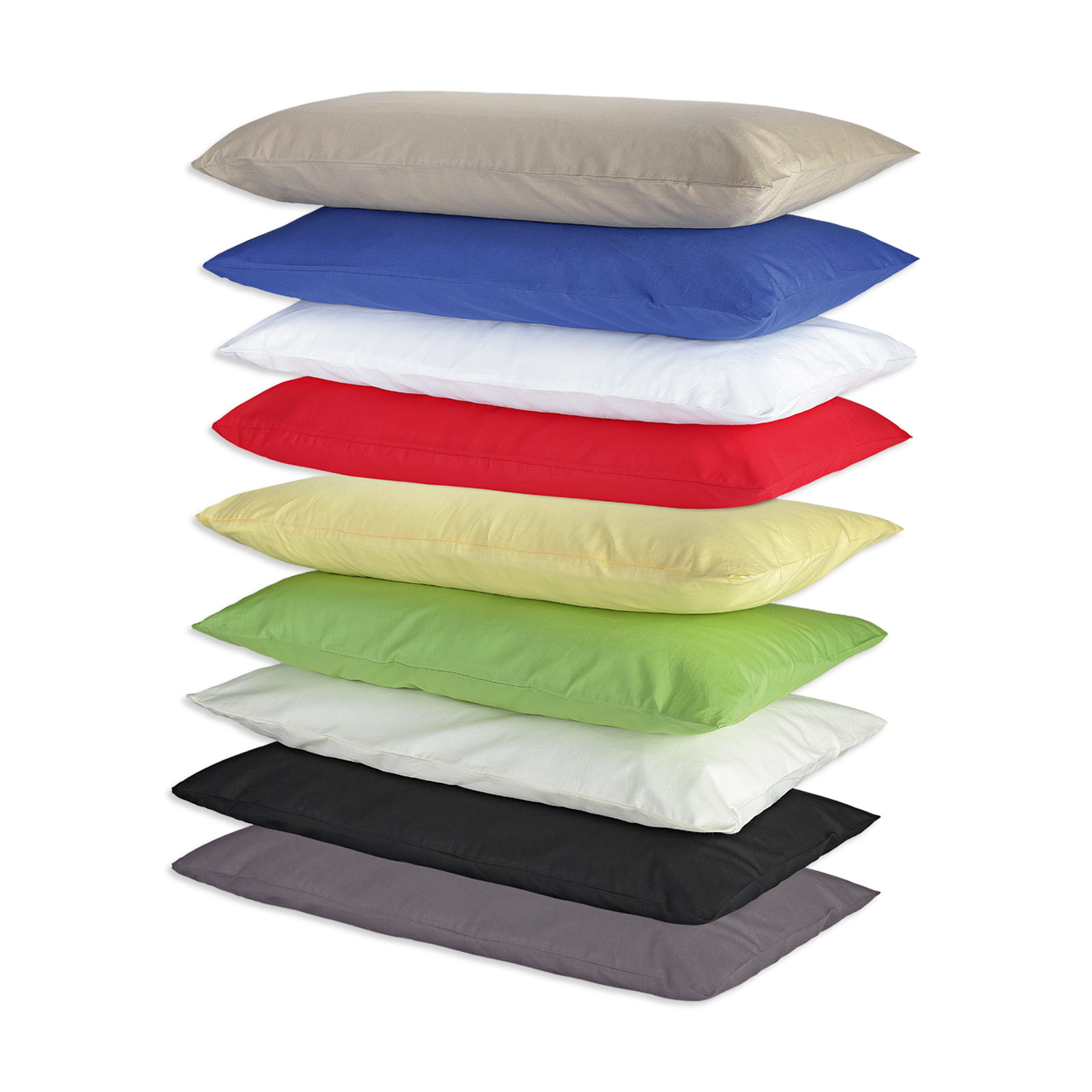 2er-Pack Kissenbezug - stahlgrau - 40x40 cm