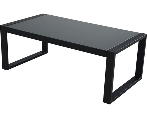 Garden Place Alice 4-zits tuinmeubelset bestaande uit: zwarte aluminium tafel