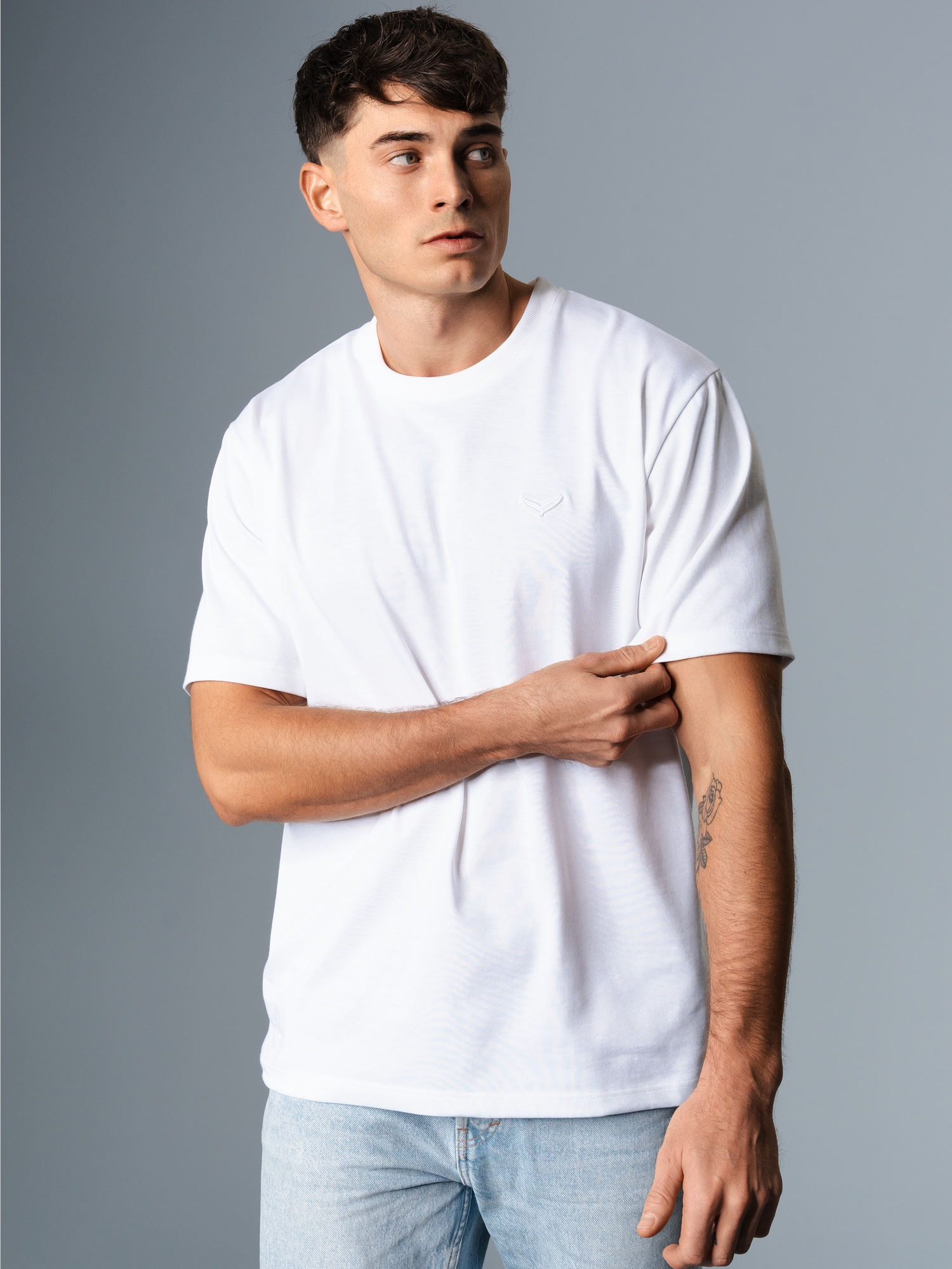 Heavy Oversized T-Shirt Weiss