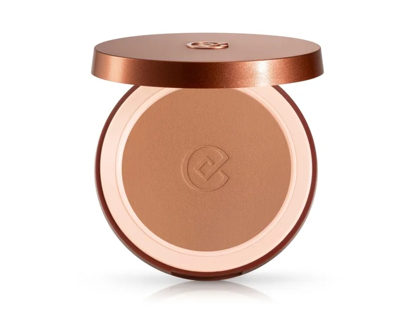 COLLISTAR SET (TERRA SILK EFFECT BRONZING POWDER 4.4 HAWAII MATTE   CONTOURING BRUSH)