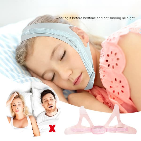 INF Anti-snorking silikonstropp med elastisk støtte