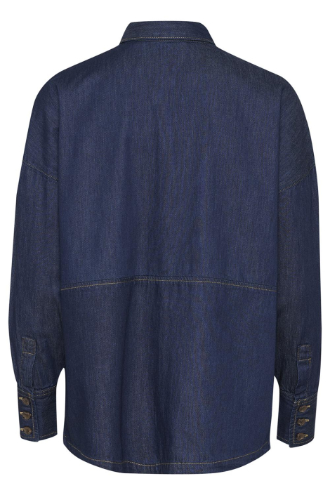 Culture blauwe dames blouse