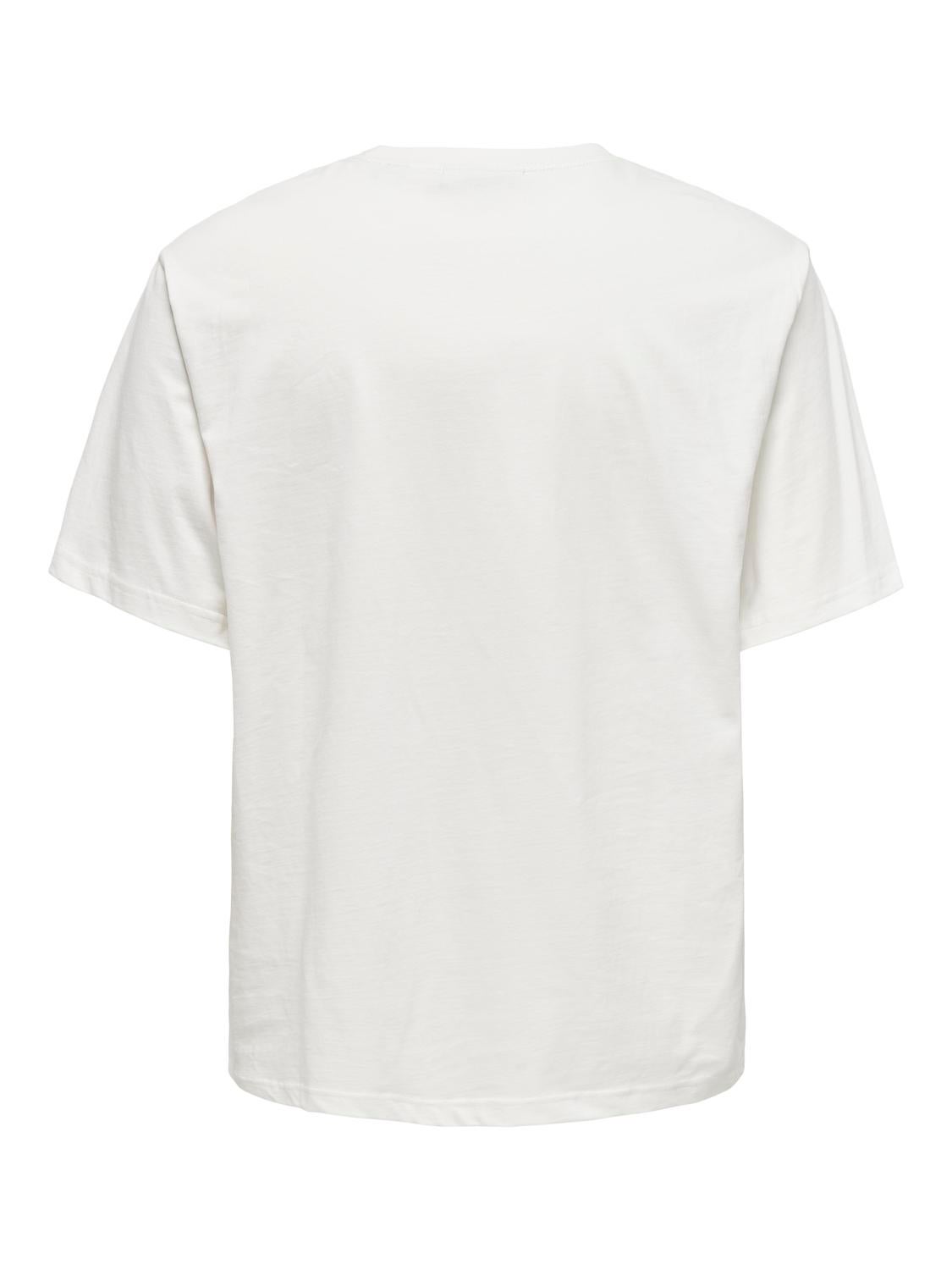 ONSCURATED T-shirt Cloud Dancer