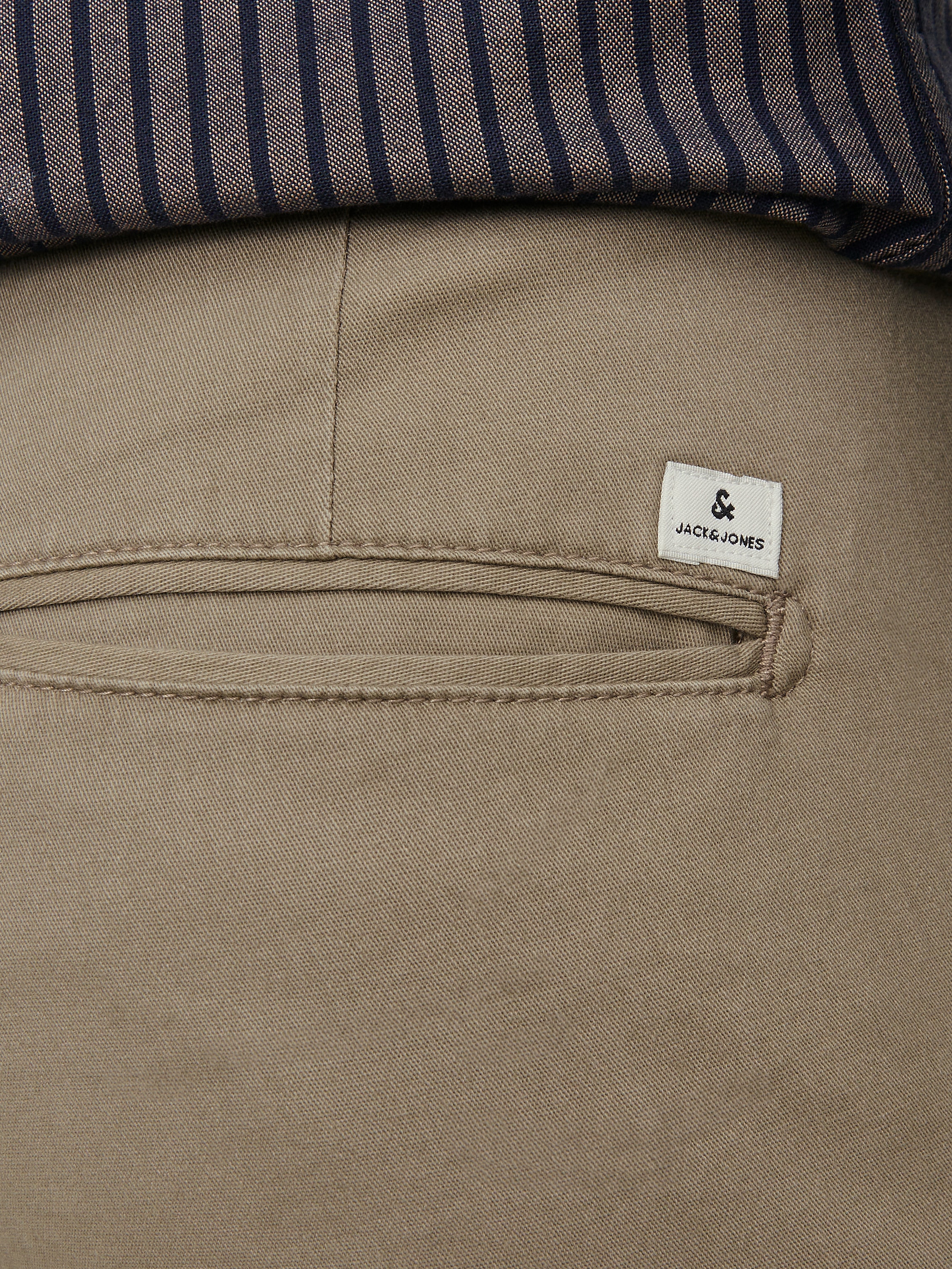 Jack & Jones Chinohose »JPSTMARCO mit schmalem Bein und pflegeleichtem Stoff«  washed, modisch, schmal, Baumwollmischung