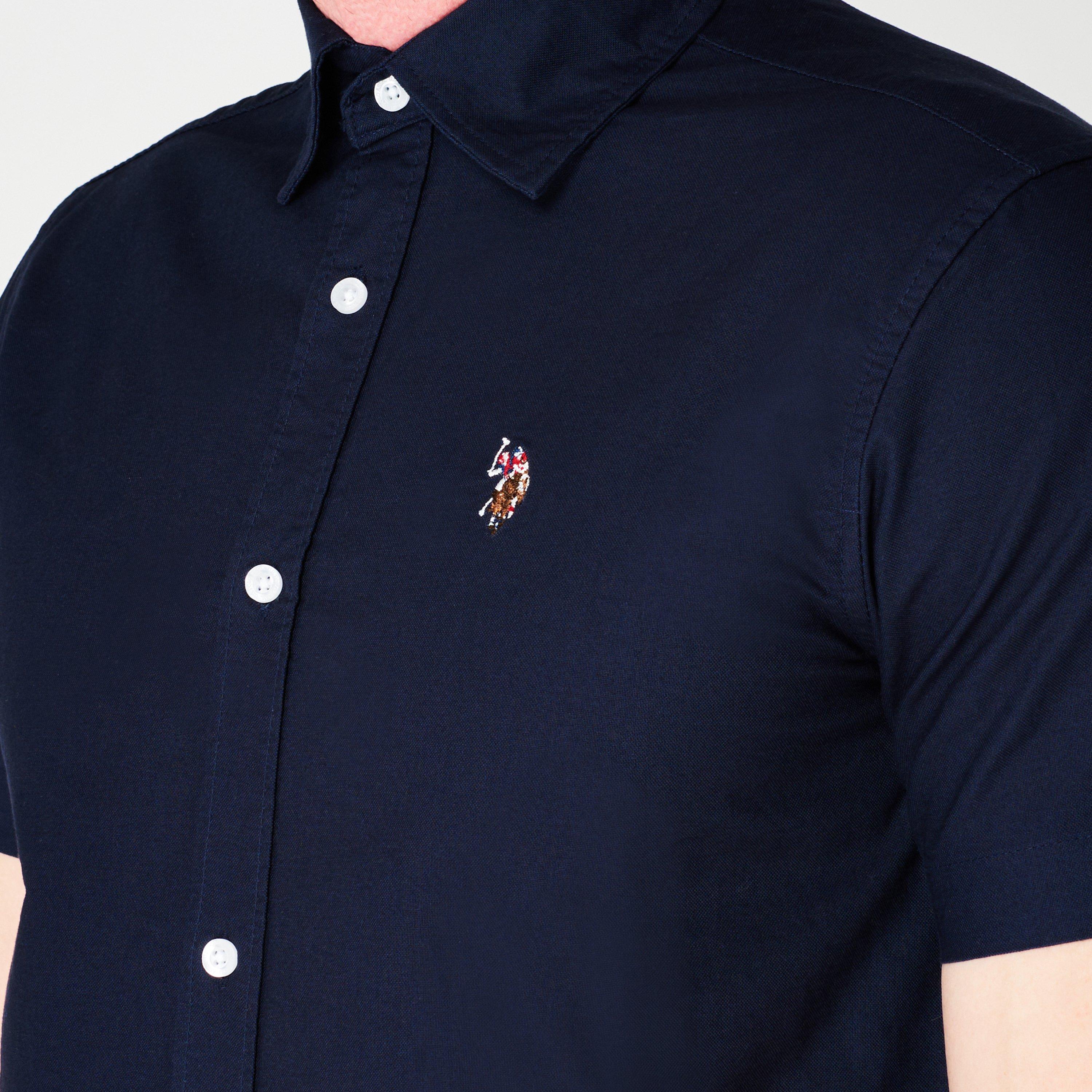 US Polo Assn US Polo Oxford Short Sleeve Shirt Mens