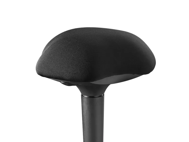 LogiLink EO0011, Polstret sæde, Sort, Stof, Metal, Sort, 24 cm