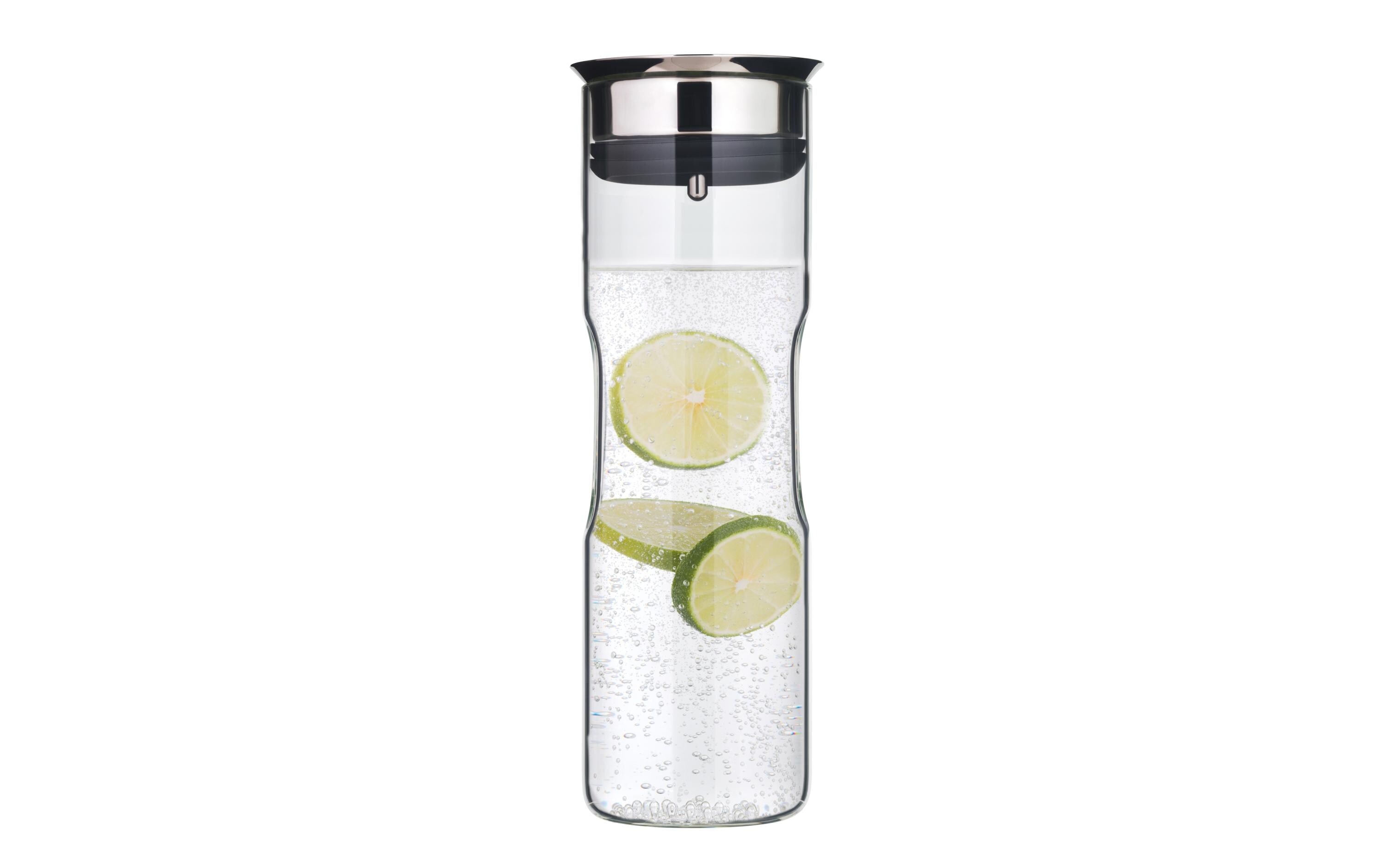 Karaffe Motion 1.25 l, TransparentWasserkaraffe mit Kippmechanismus