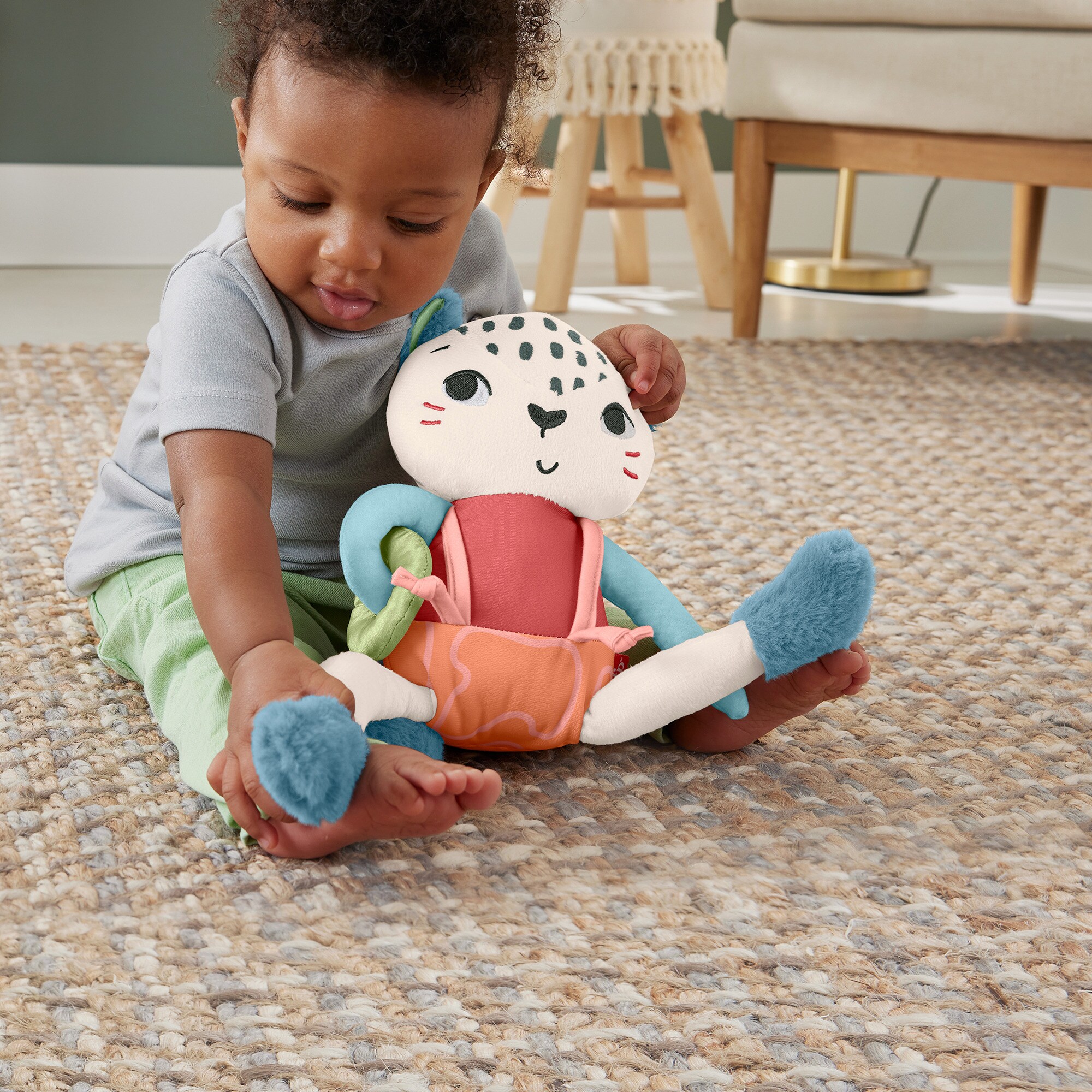 Mattel Kuscheltier Spiel-Schneeleopard