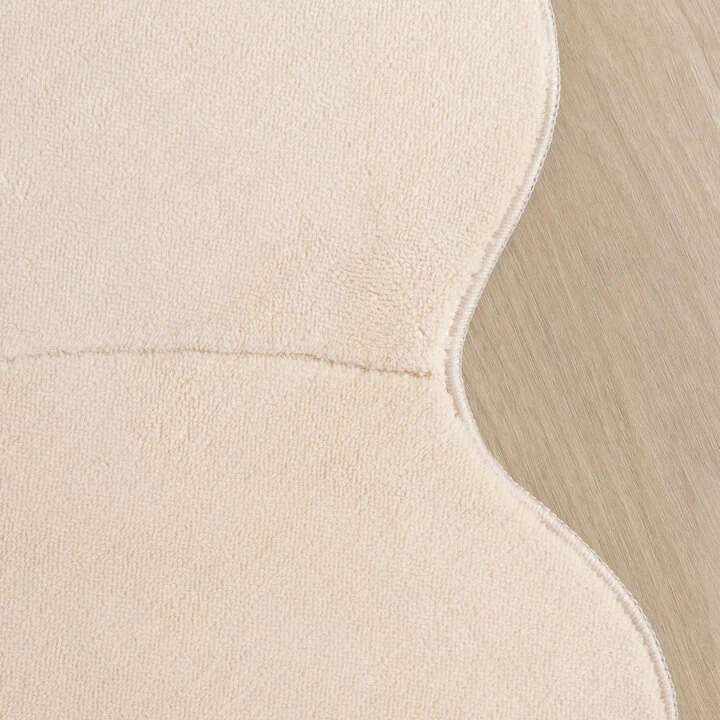 Kindervloerkleed rond - Coco Bloem Beige