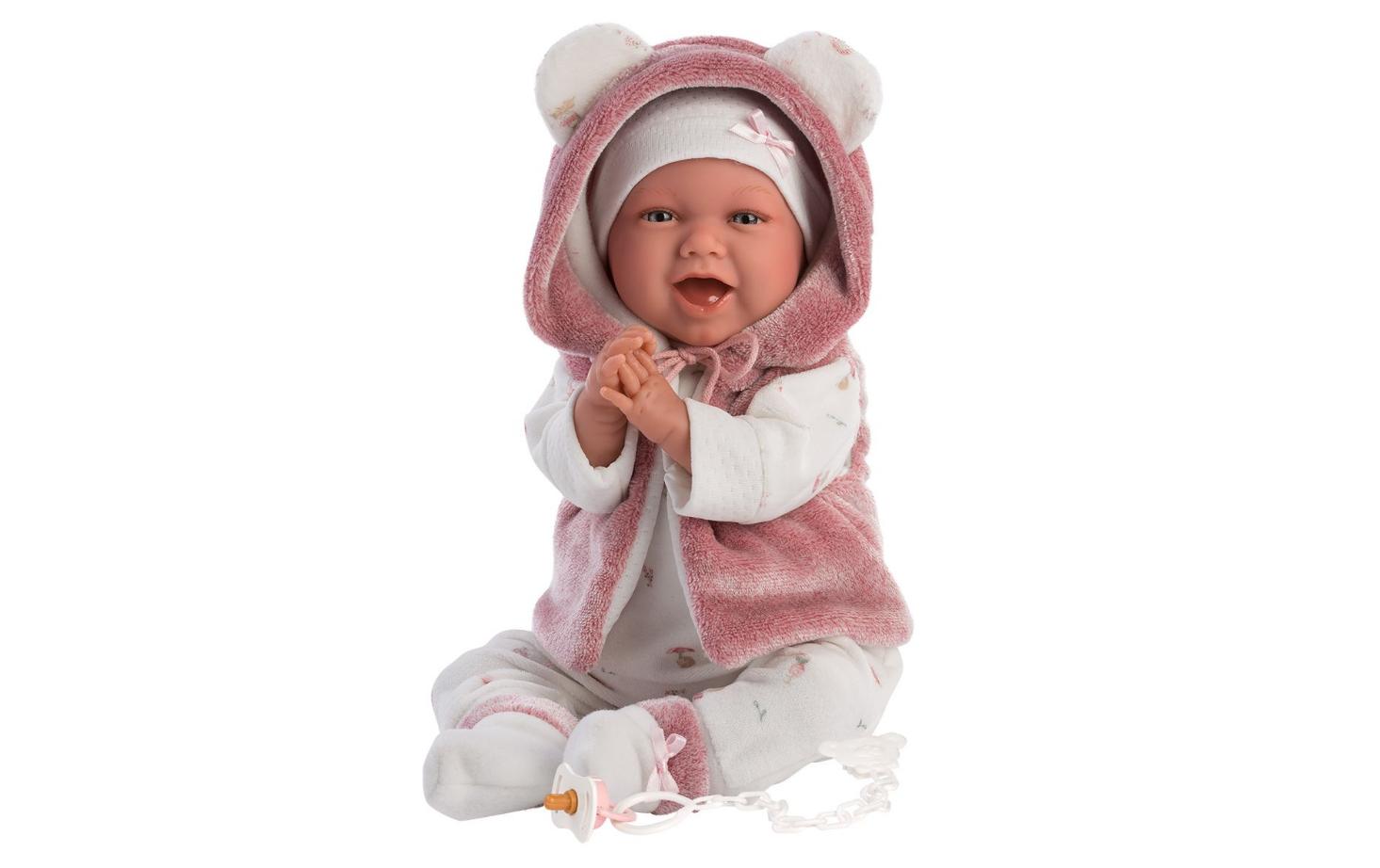 Babypuppe Mimi 42 cmNew Born Puppe mit weichem Stoffkörper