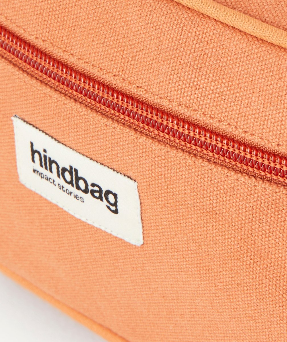 HINDBAGVANITY BAG GASPARD EN COTON BIO SIENNE