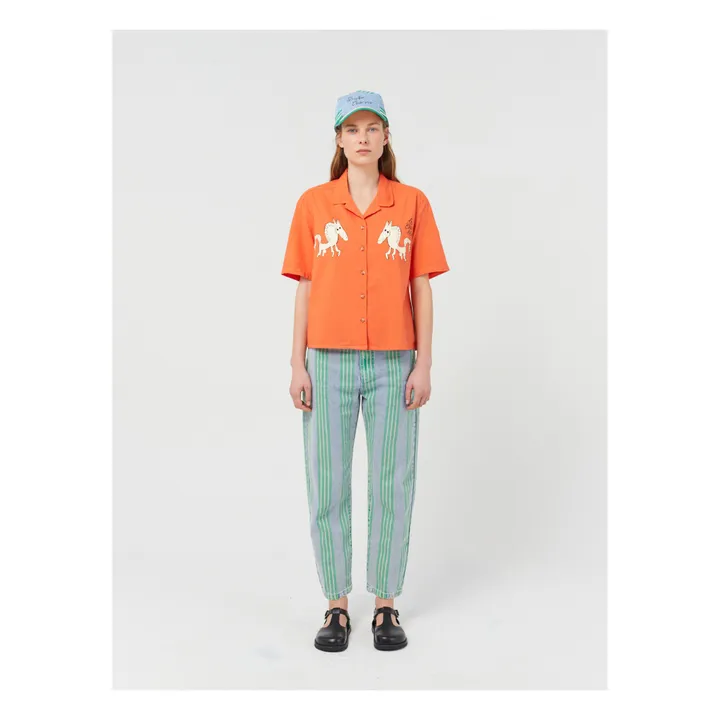 Bobo Choses Chemise Cheval Blanc x Smallable | Orange