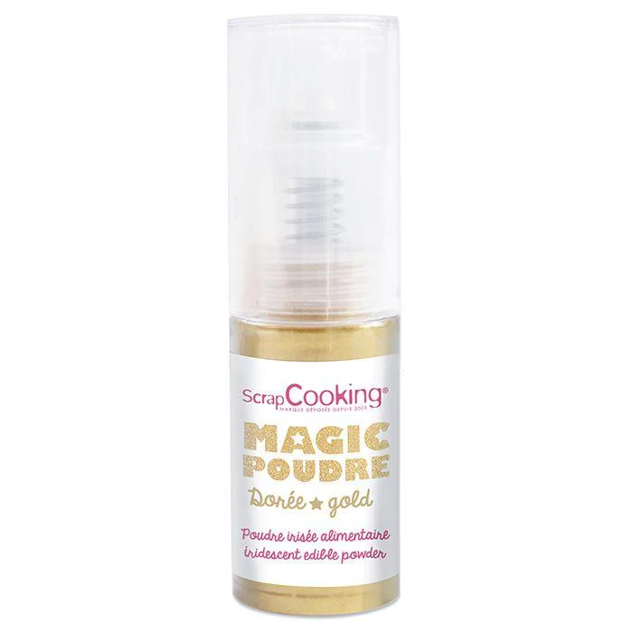 Poudre alimentaire irisée dorée 7 g Scrapcooking