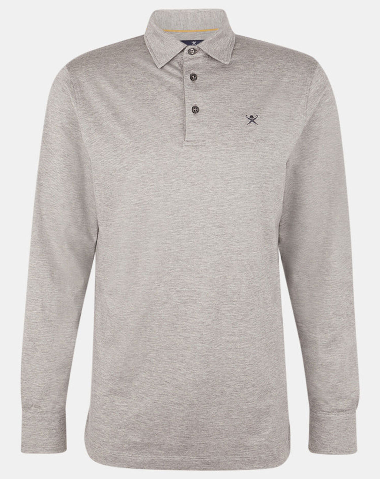 Hackett London Polo Classic Fit Mercerise gris