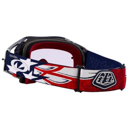 Masque cross Oakley AIRBRAKE MX TLD RED WHITE BLUE WINGS 2024 - Blanc / Noir