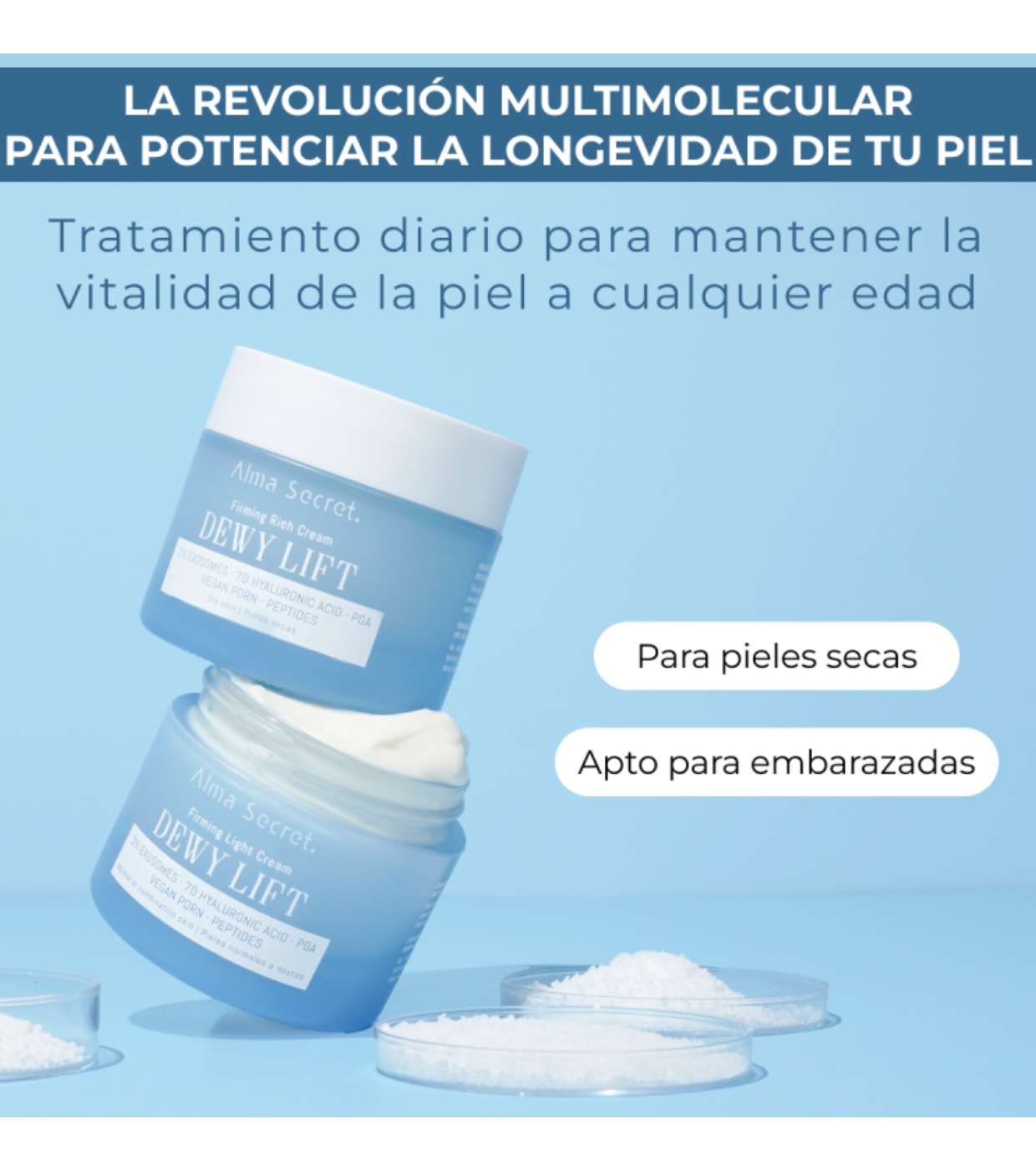 Alma Secret - Creme Facial Firmador Dewy Lift - Pele Seca