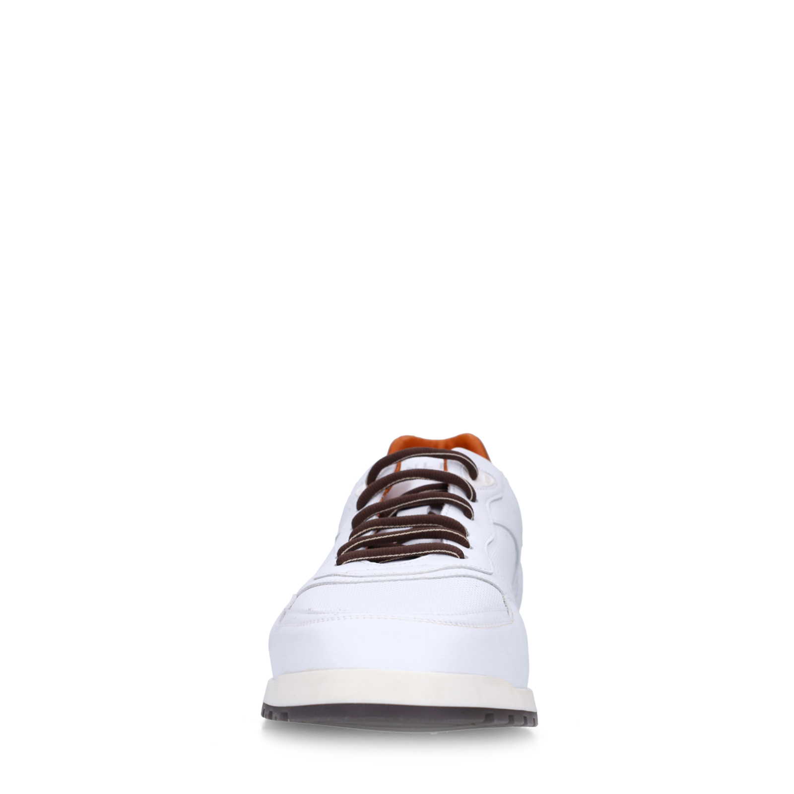 Witte leren sneakers