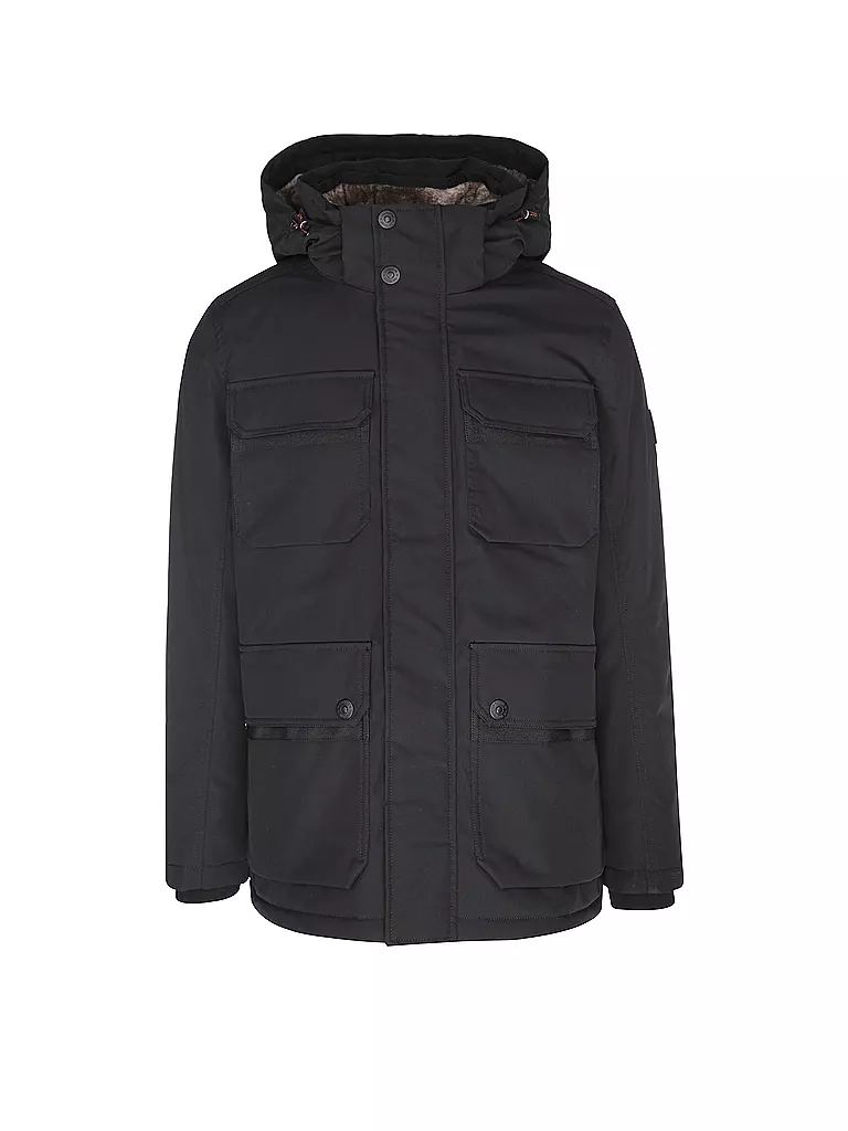 TOM TAILOR Parka schwarz