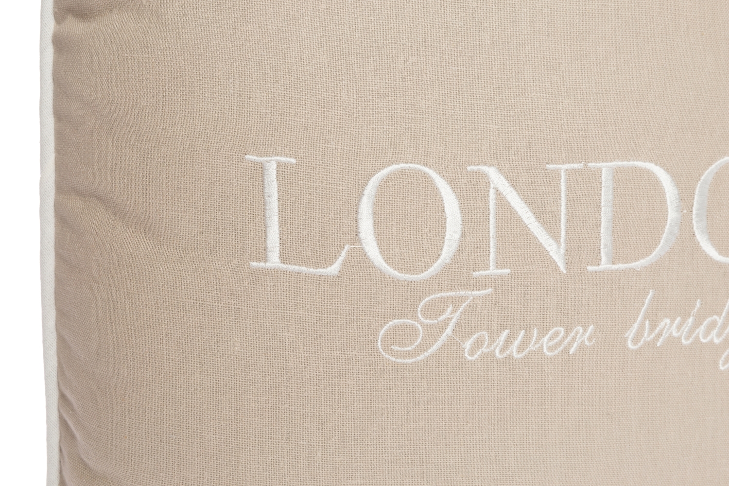 Kissen LONDON TOWER BRIDGE - creme - 45x45 cm