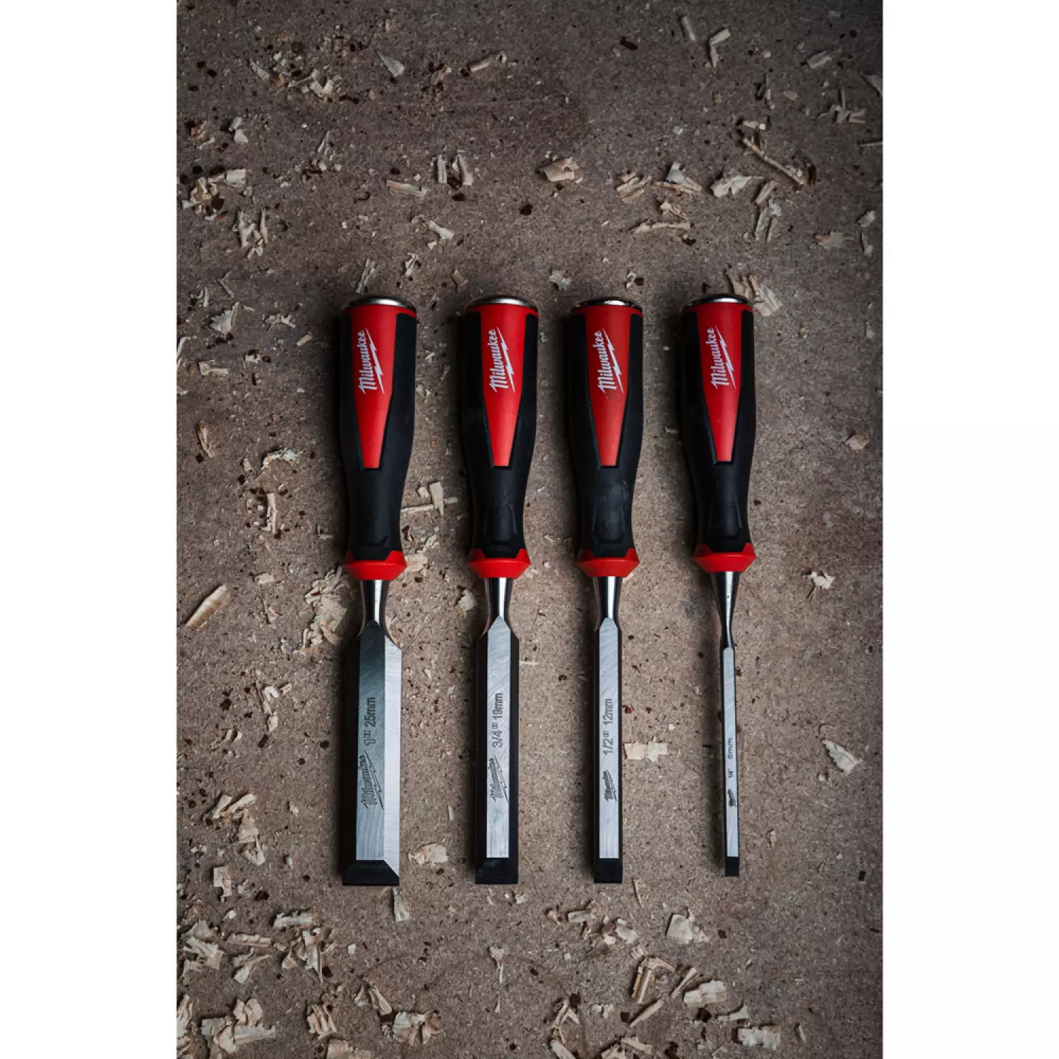 Milwaukee 4932479897 Steekbeitel Set (6,13,19,25 mm) (4-delig)